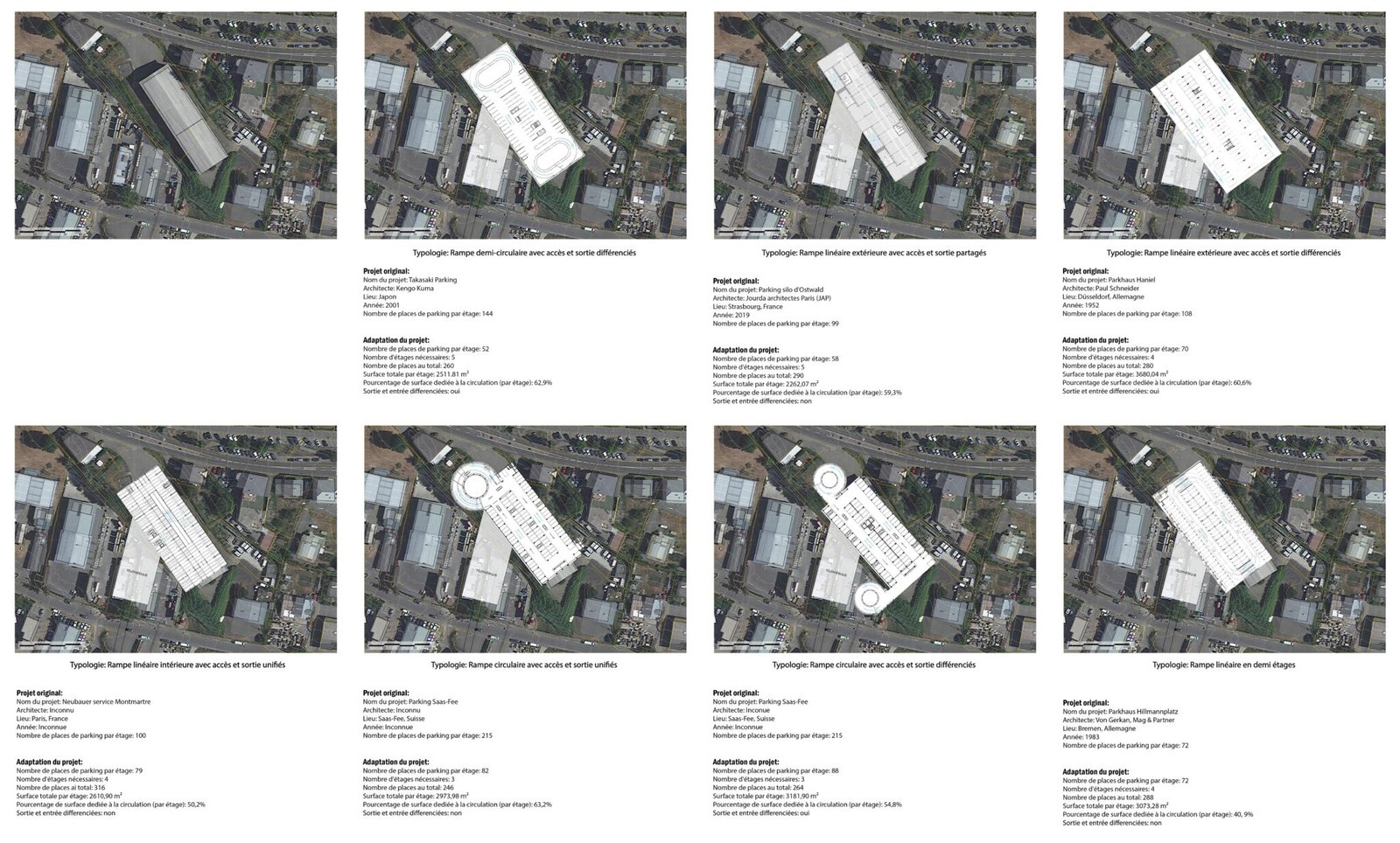 5 MONTAGES DE MAQUETTE D'EXPLORATION