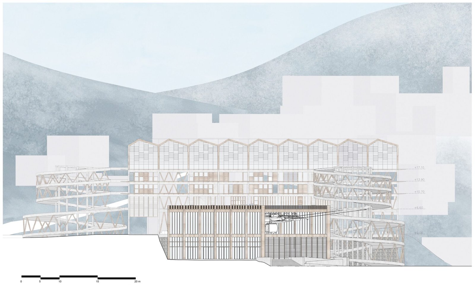 8 ELEVACION SUR OESTE-Model